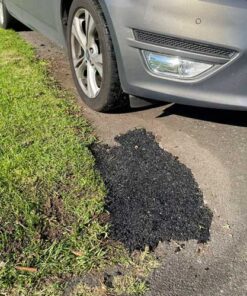 Pothole coldmix to be compacted