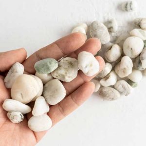 Awarua White Decorative Pebble